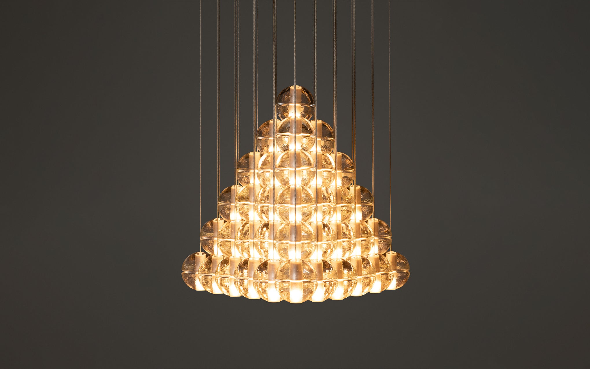 14 Geometric chandelier