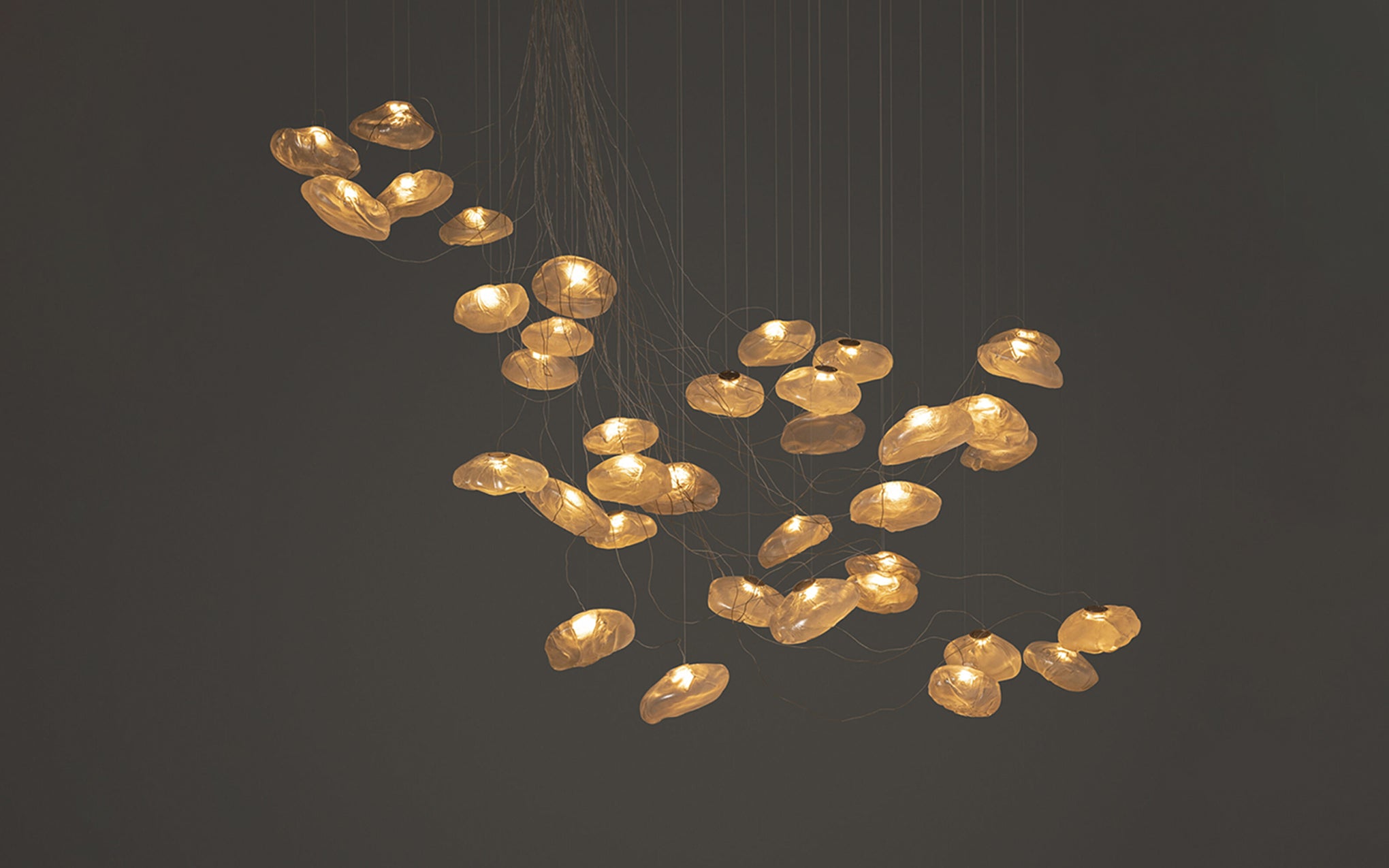 73 Random chandelier - sculptural cable