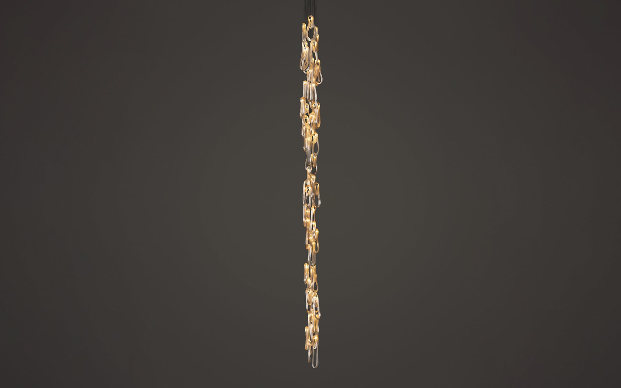 87 Cluster Column chandelier