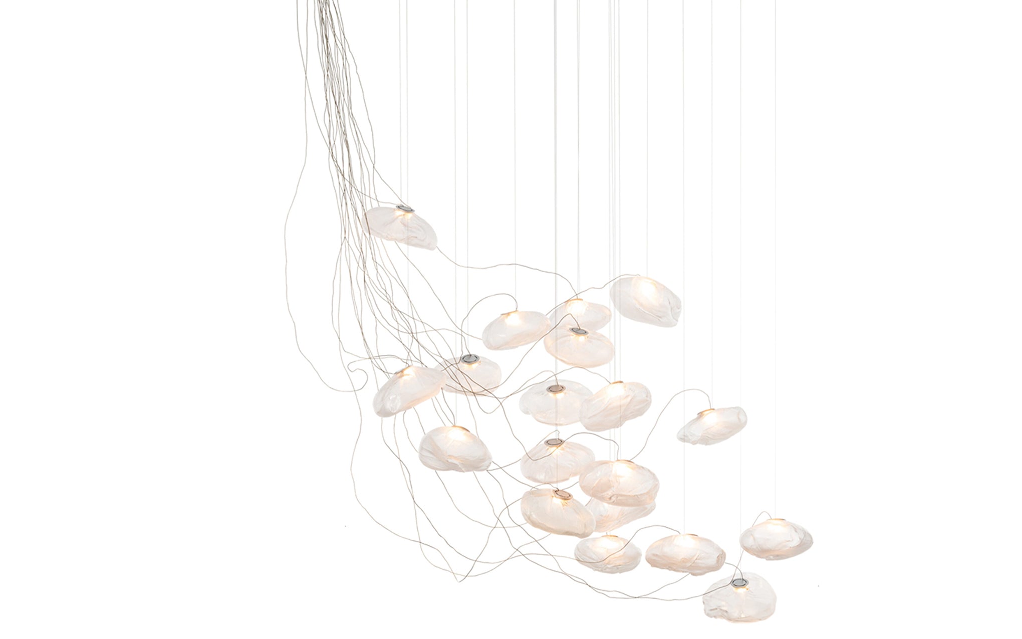 73 Random chandelier - sculptural cable