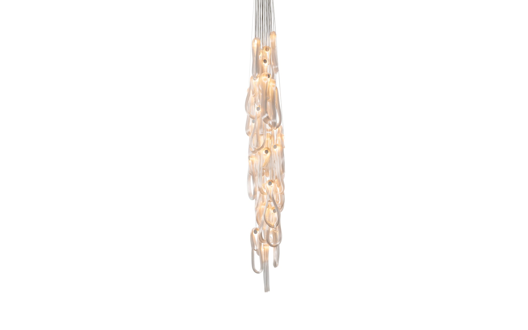 87 Cluster Column chandelier