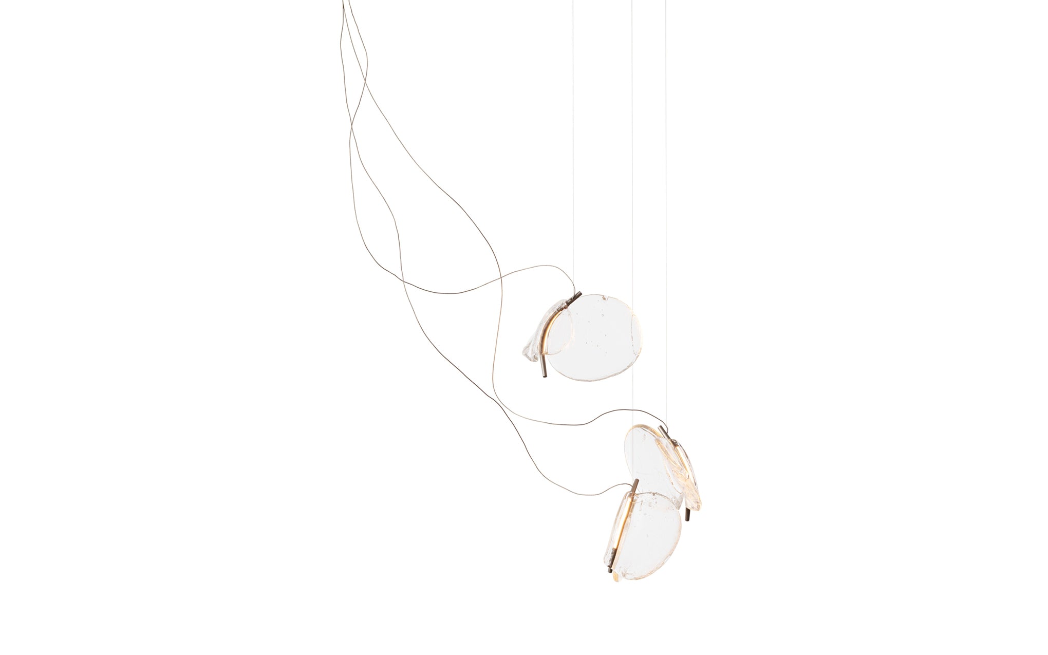 141 Random chandelier - sculptural cable