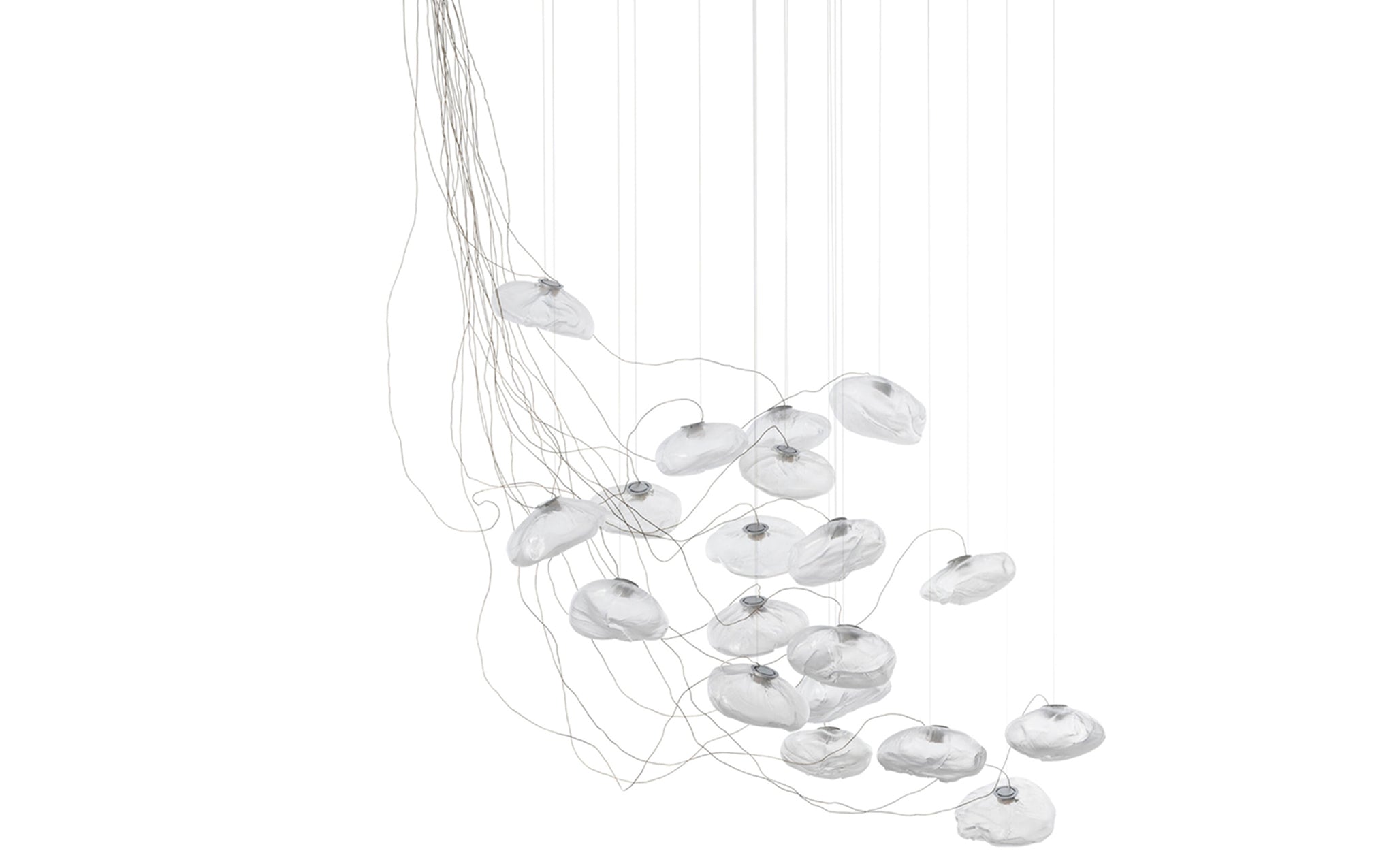 73 Random chandelier - sculptural cable