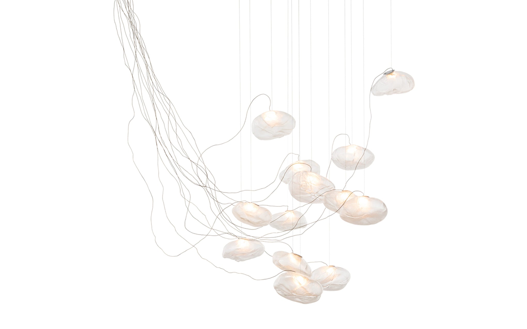 73 Random chandelier - sculptural cable