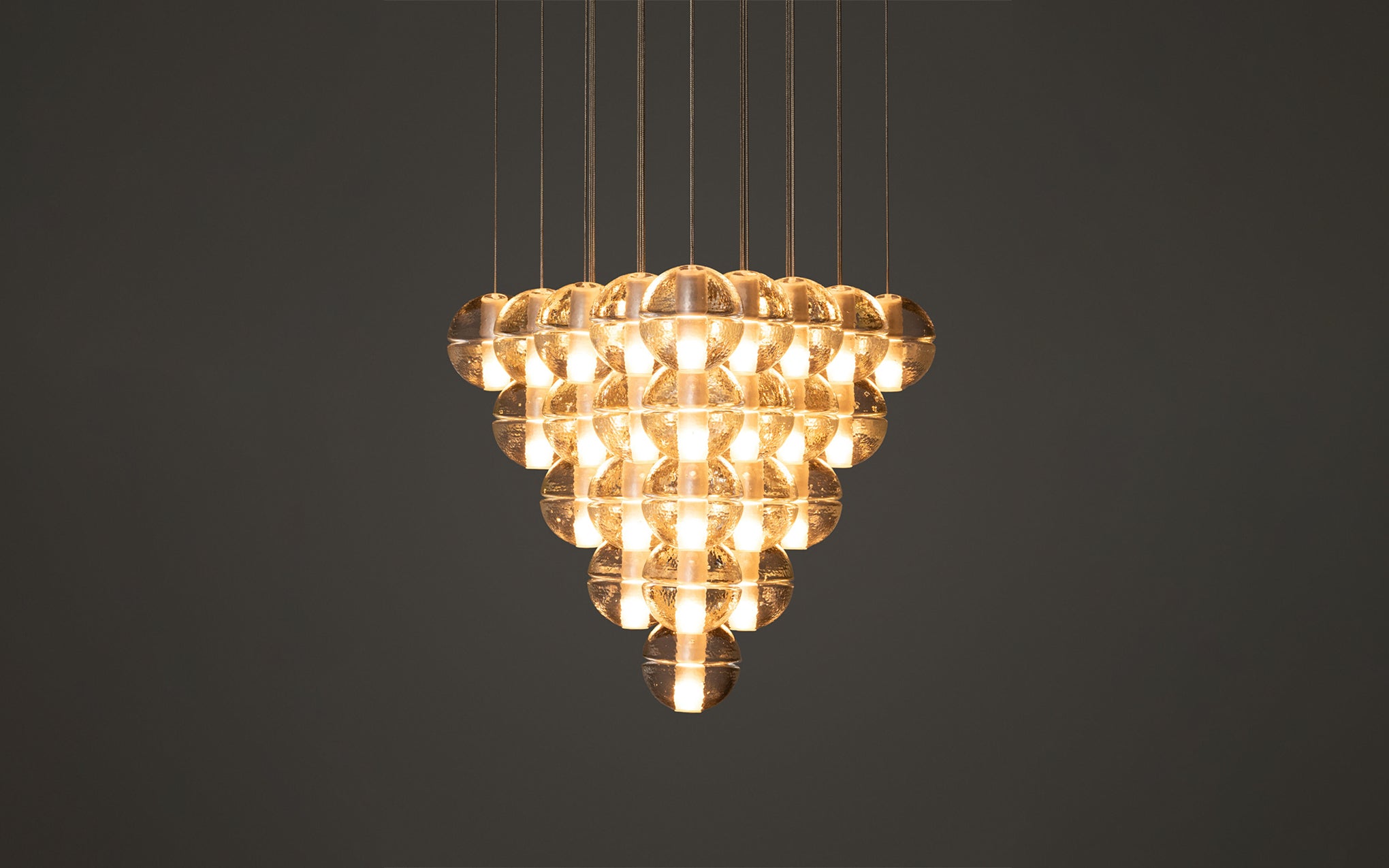 14 Geometric chandelier