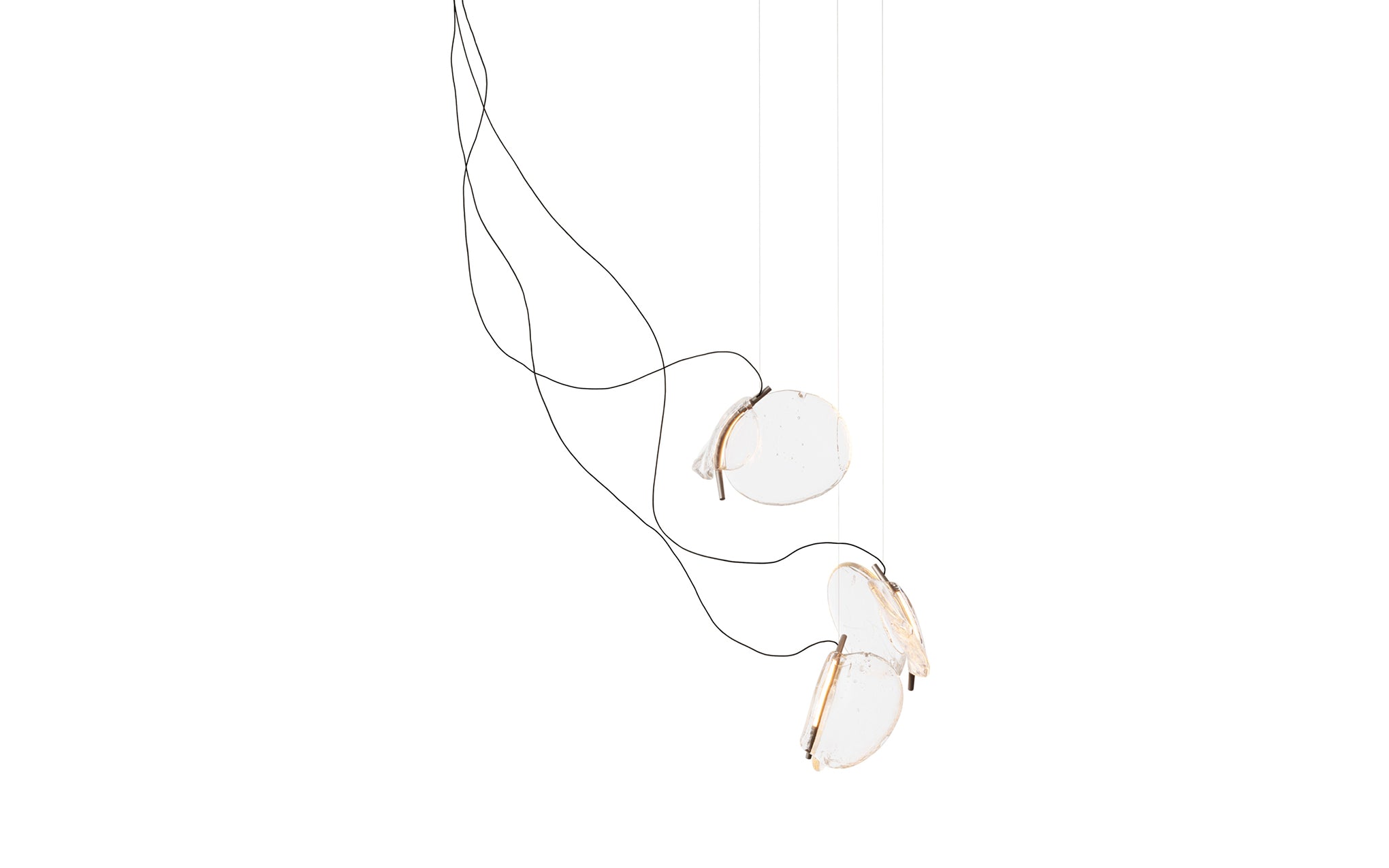 141 Random chandelier - sculptural cable