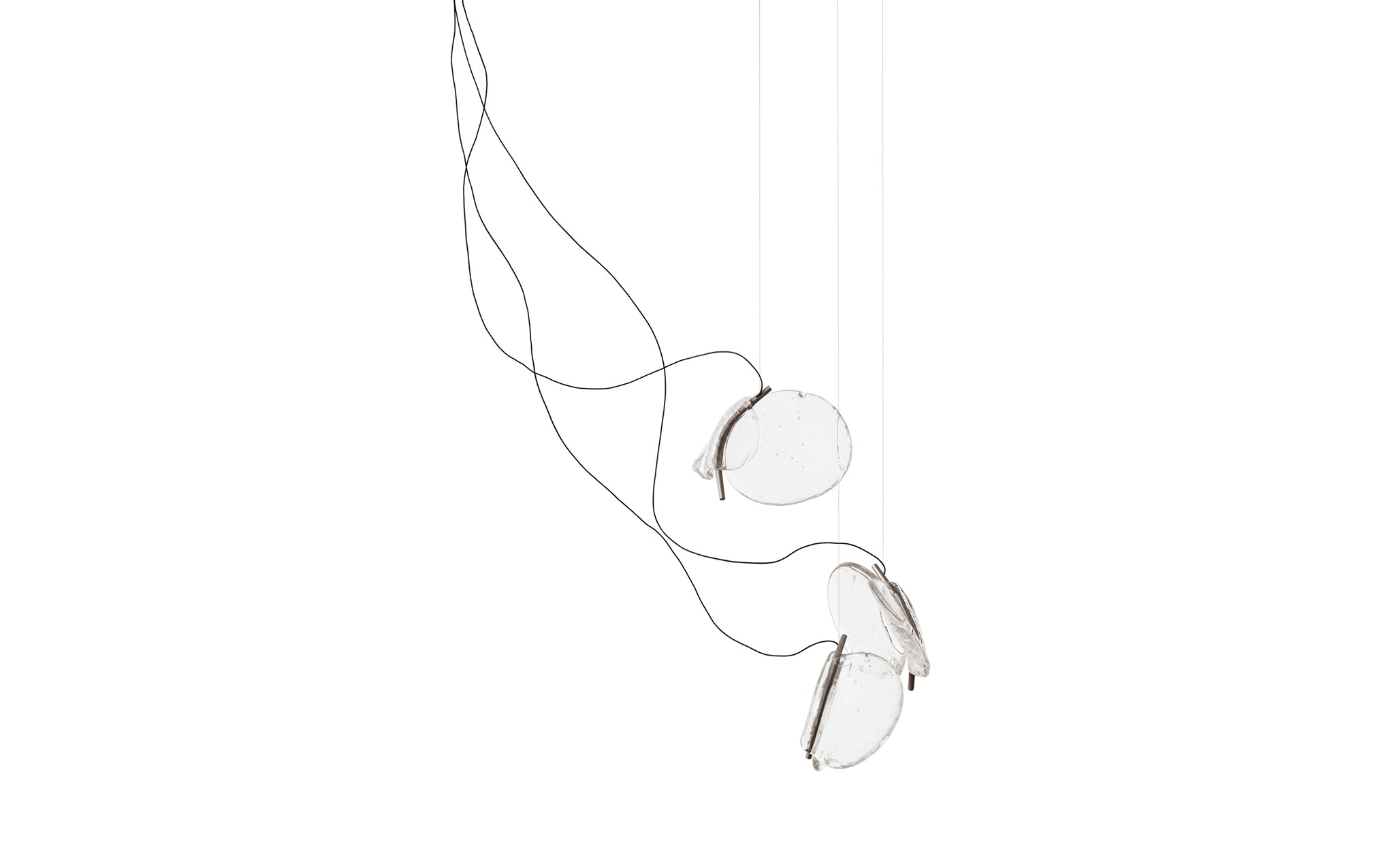 141 Random chandelier - sculptural cable