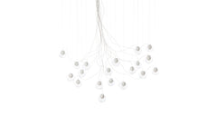 28 Random chandelier - sculptural cable