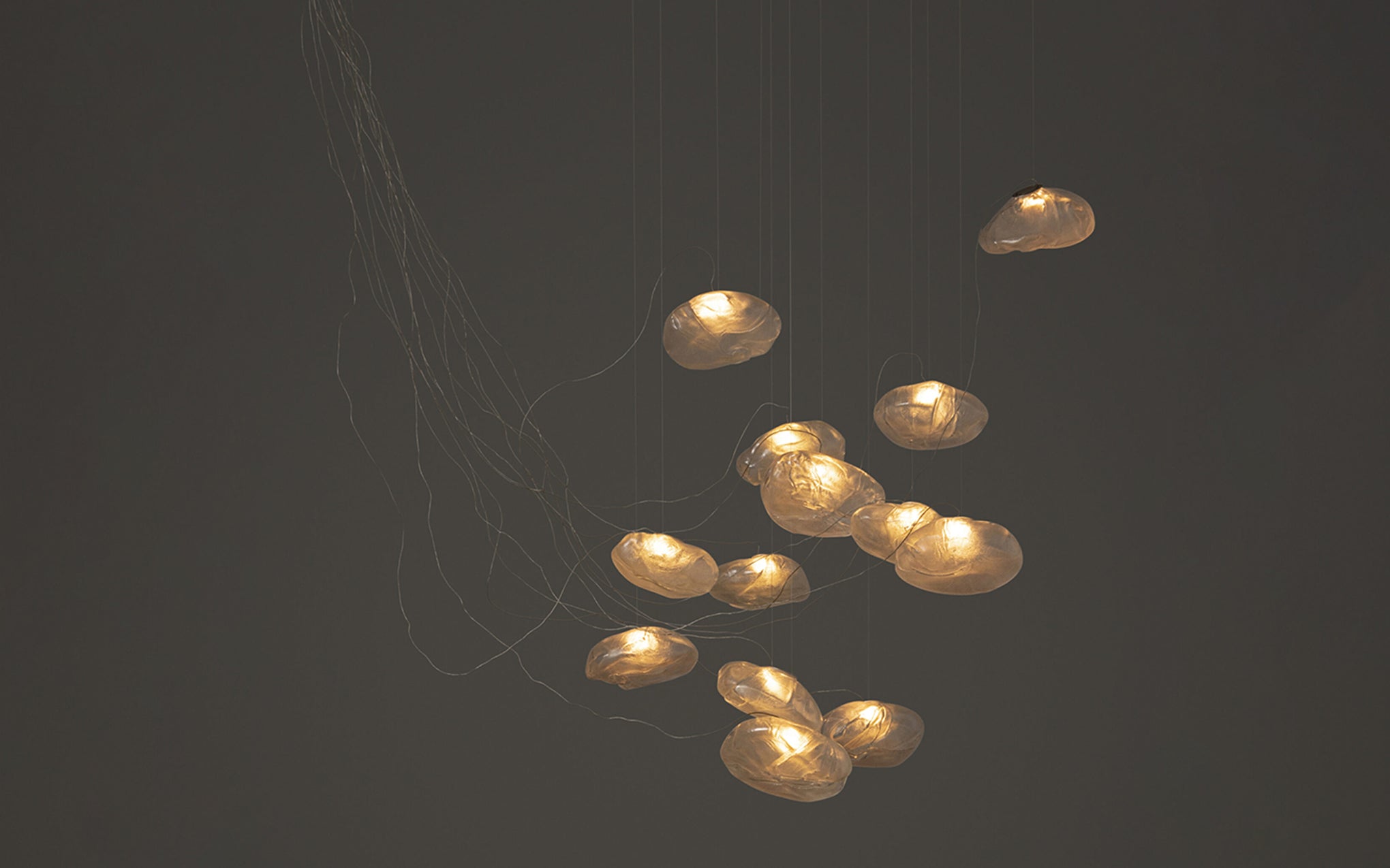 73 Random chandelier - sculptural cable