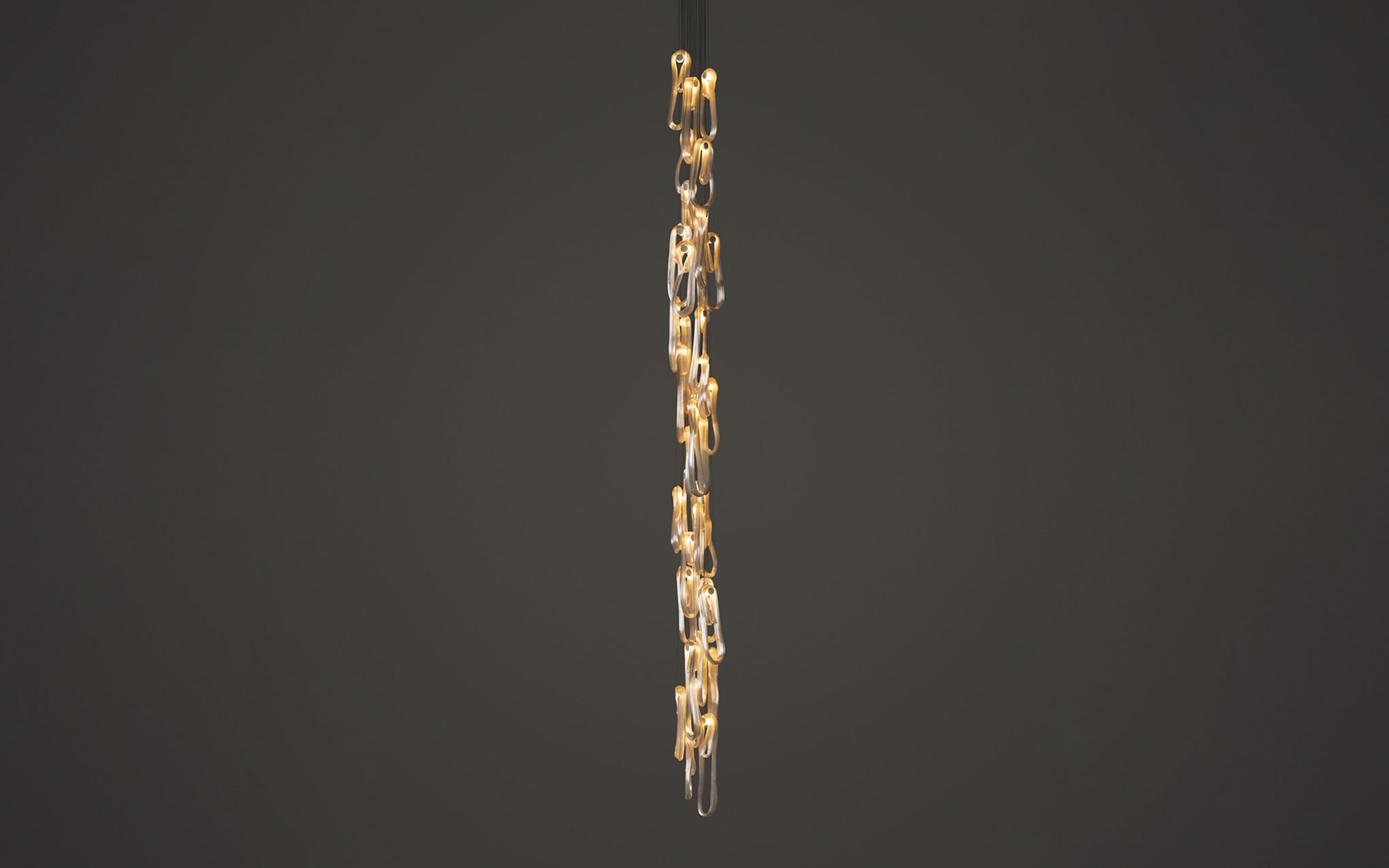 87 Cluster Column chandelier