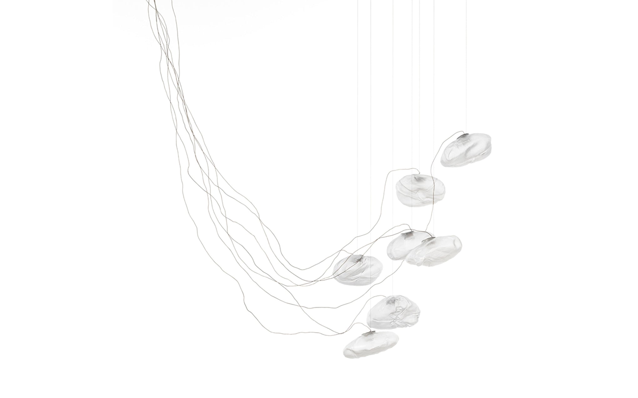 73 Random chandelier - sculptural cable