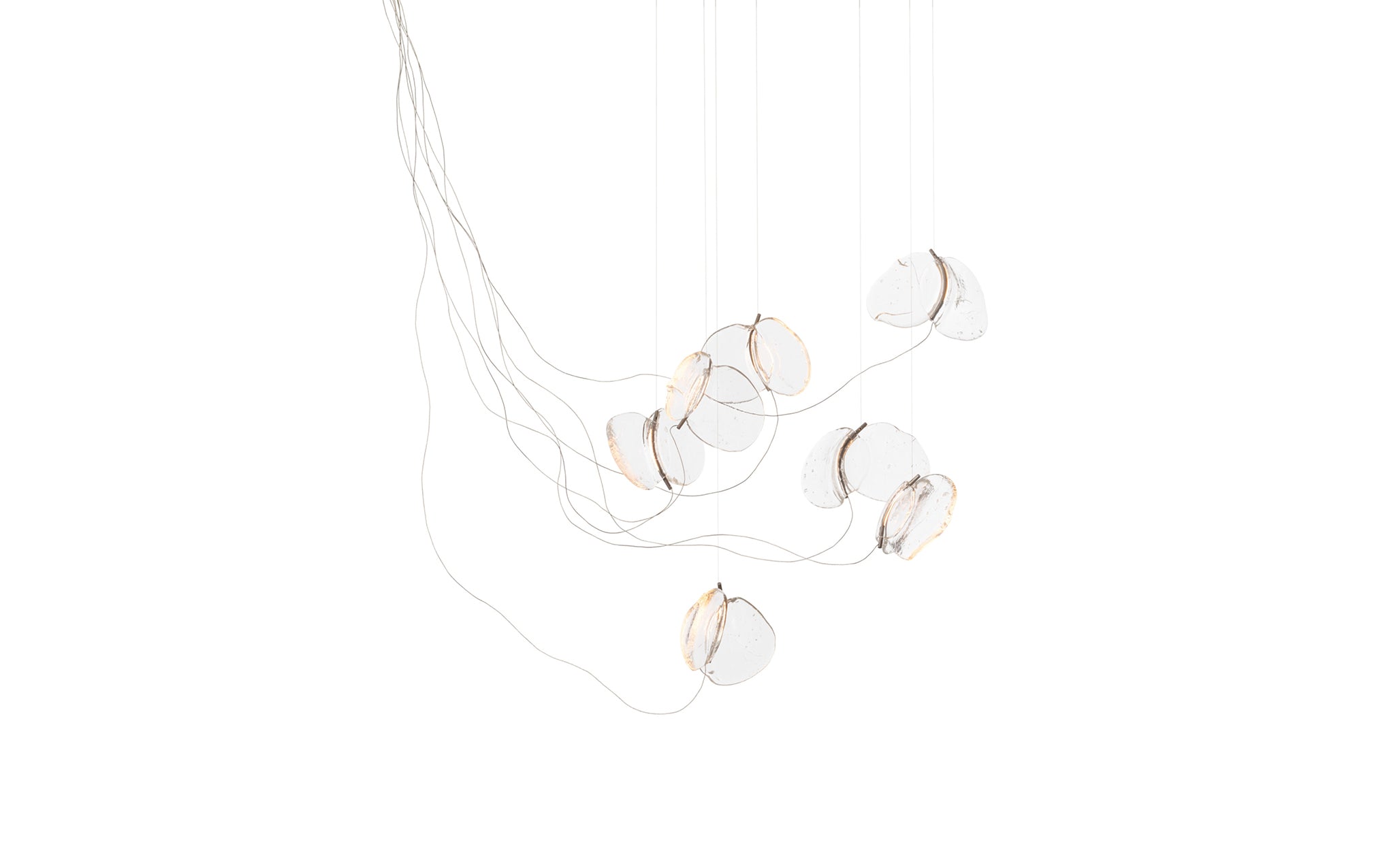 141 Random chandelier - sculptural cable