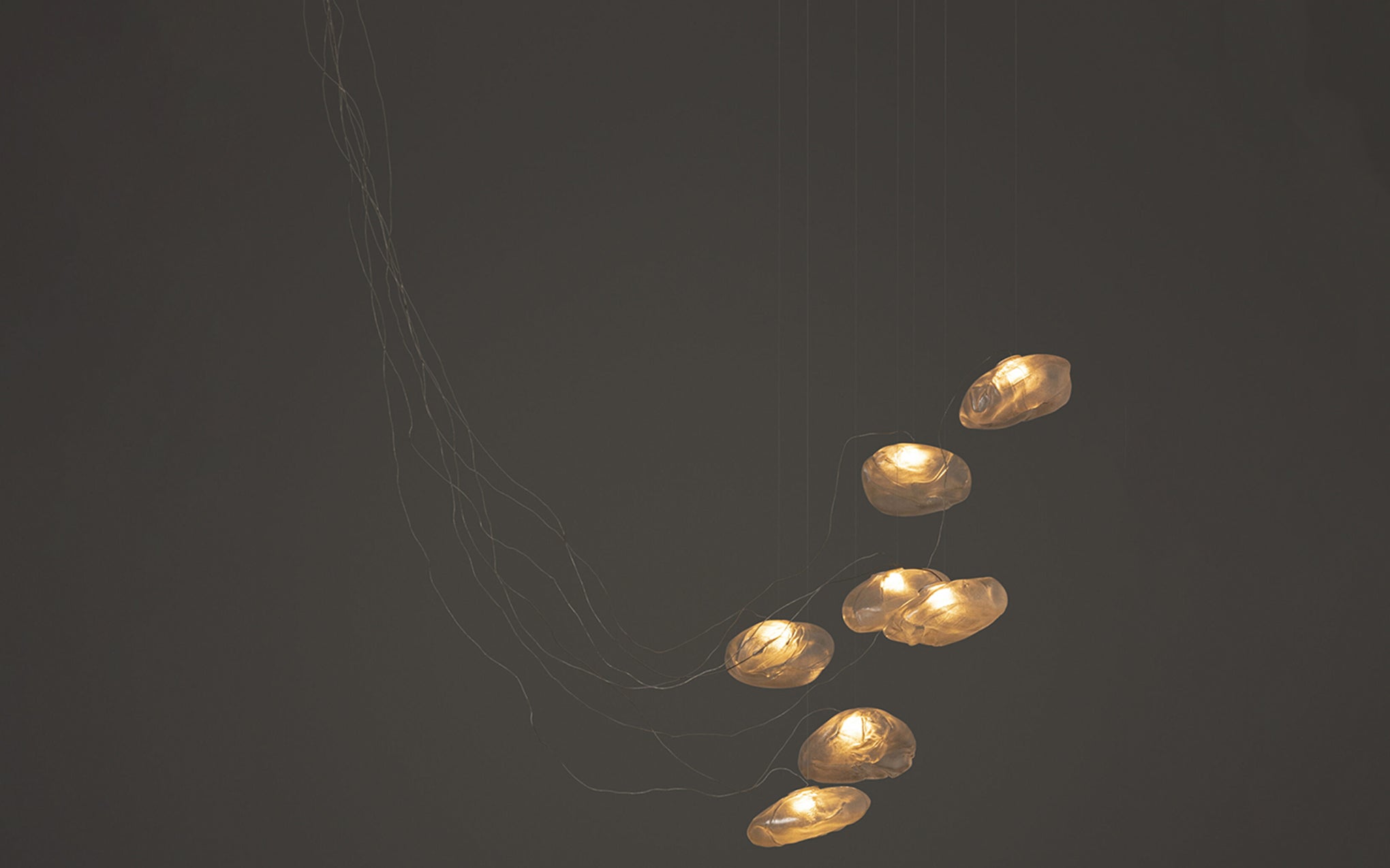 73 Random chandelier - sculptural cable