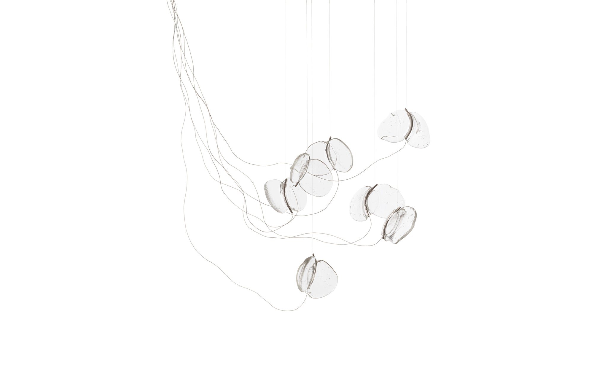 141 Random chandelier - sculptural cable