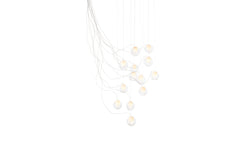 28 Random chandelier - sculptural cable