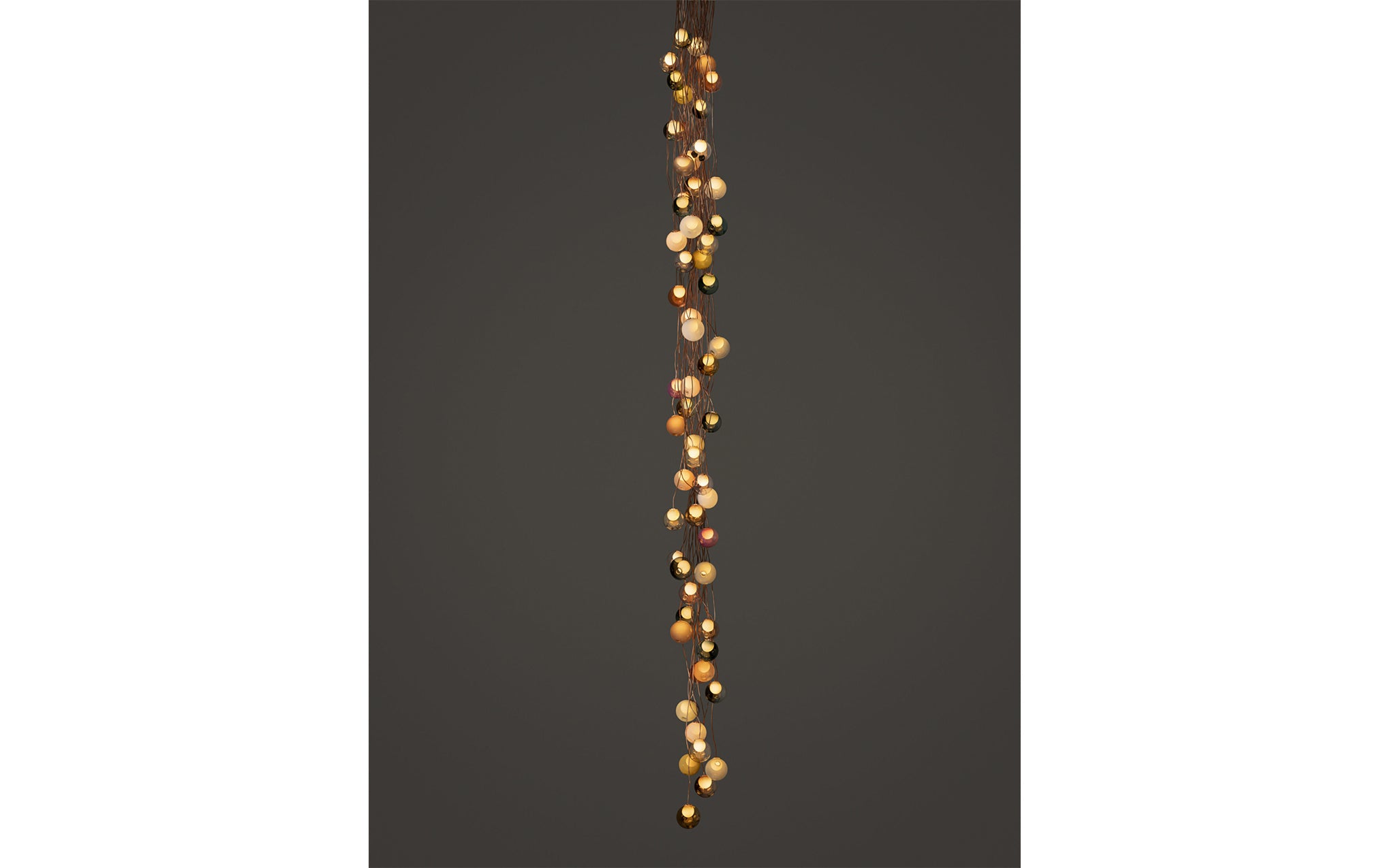 28 Copper chandelier