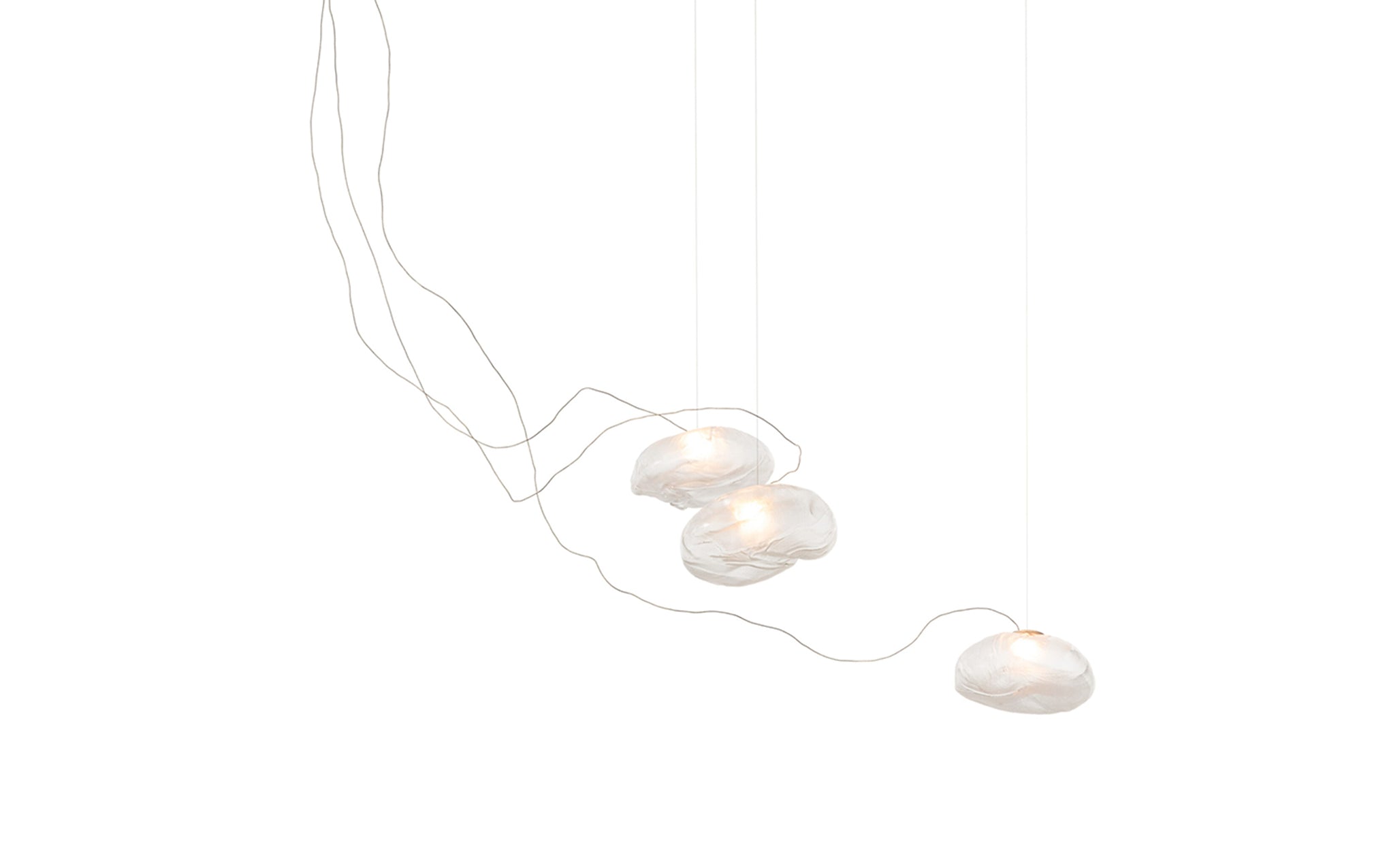 73 Random chandelier - sculptural cable