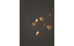 141 Random chandelier - sculptural cable