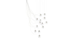 28 Random chandelier - sculptural cable