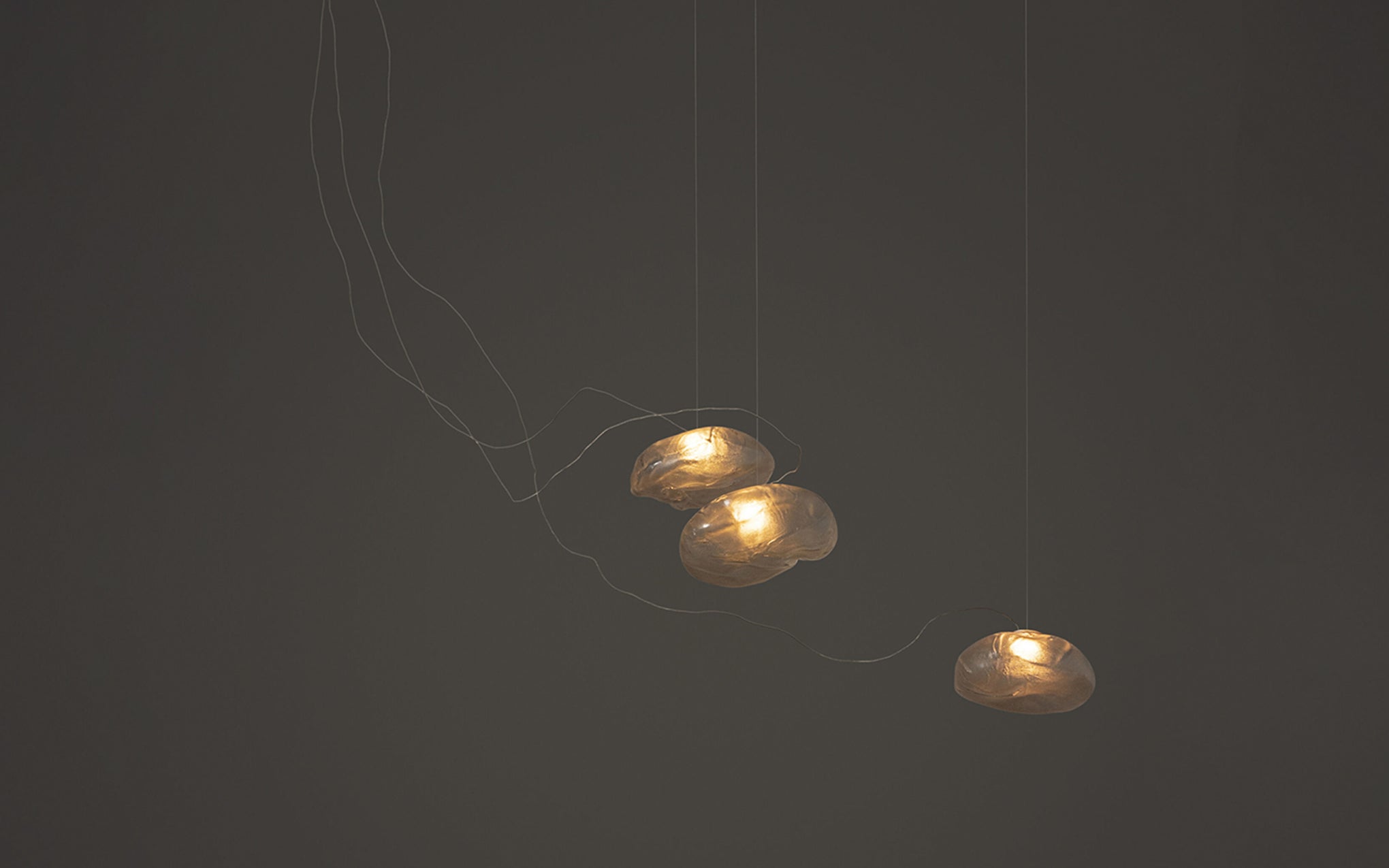 73 Random chandelier - sculptural cable