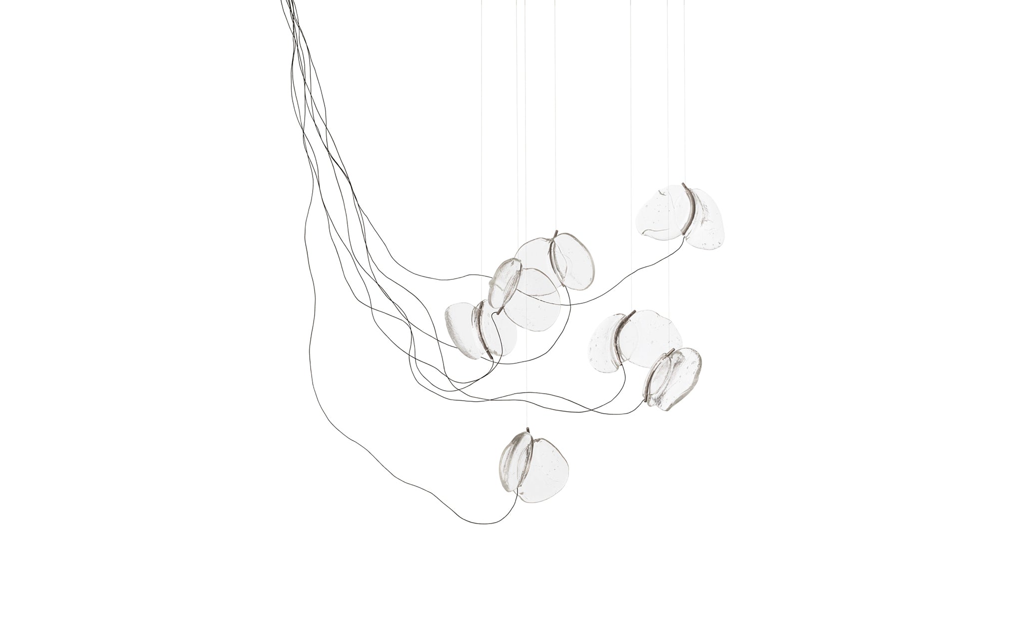 141 Random chandelier - sculptural cable