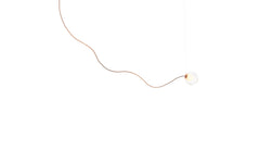 28.1c Copper pendant - sculptural cable