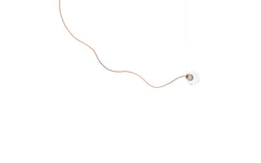 28.1c Copper pendant - sculptural cable