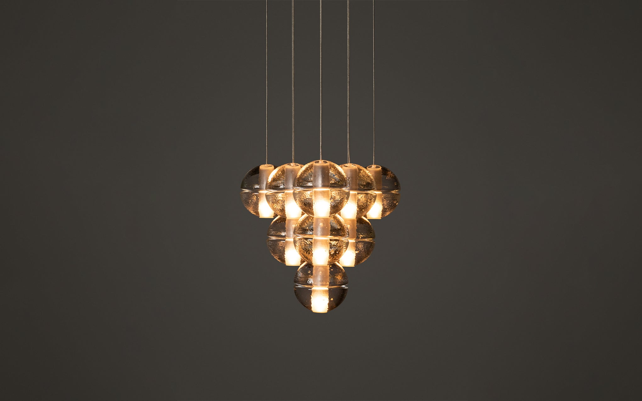 14 Geometric chandelier