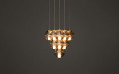14 Geometric chandelier