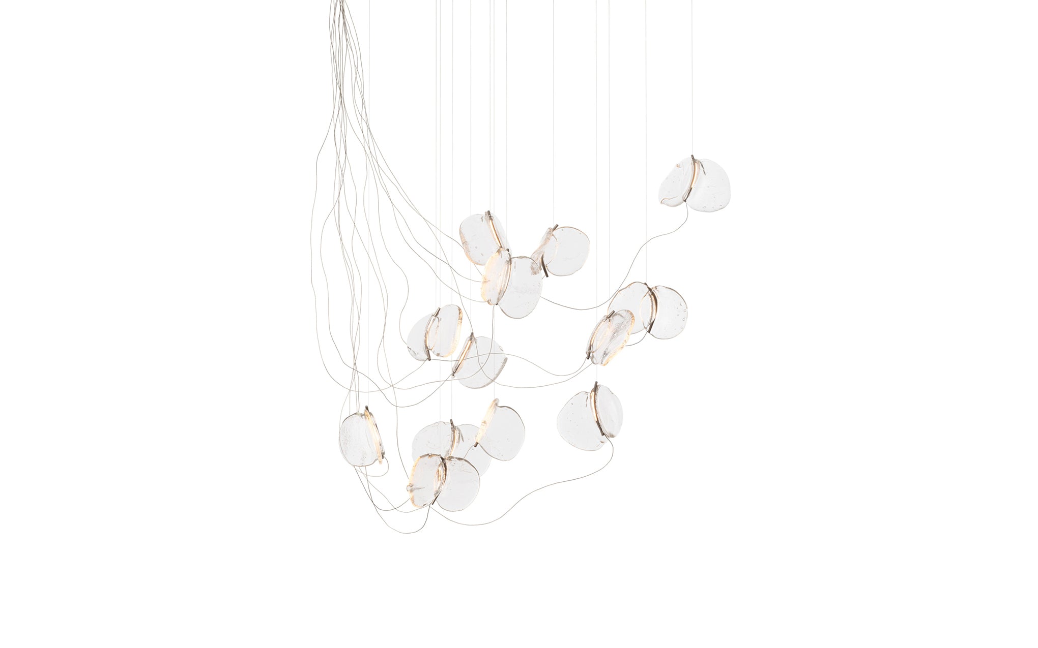 141 Random chandelier - sculptural cable