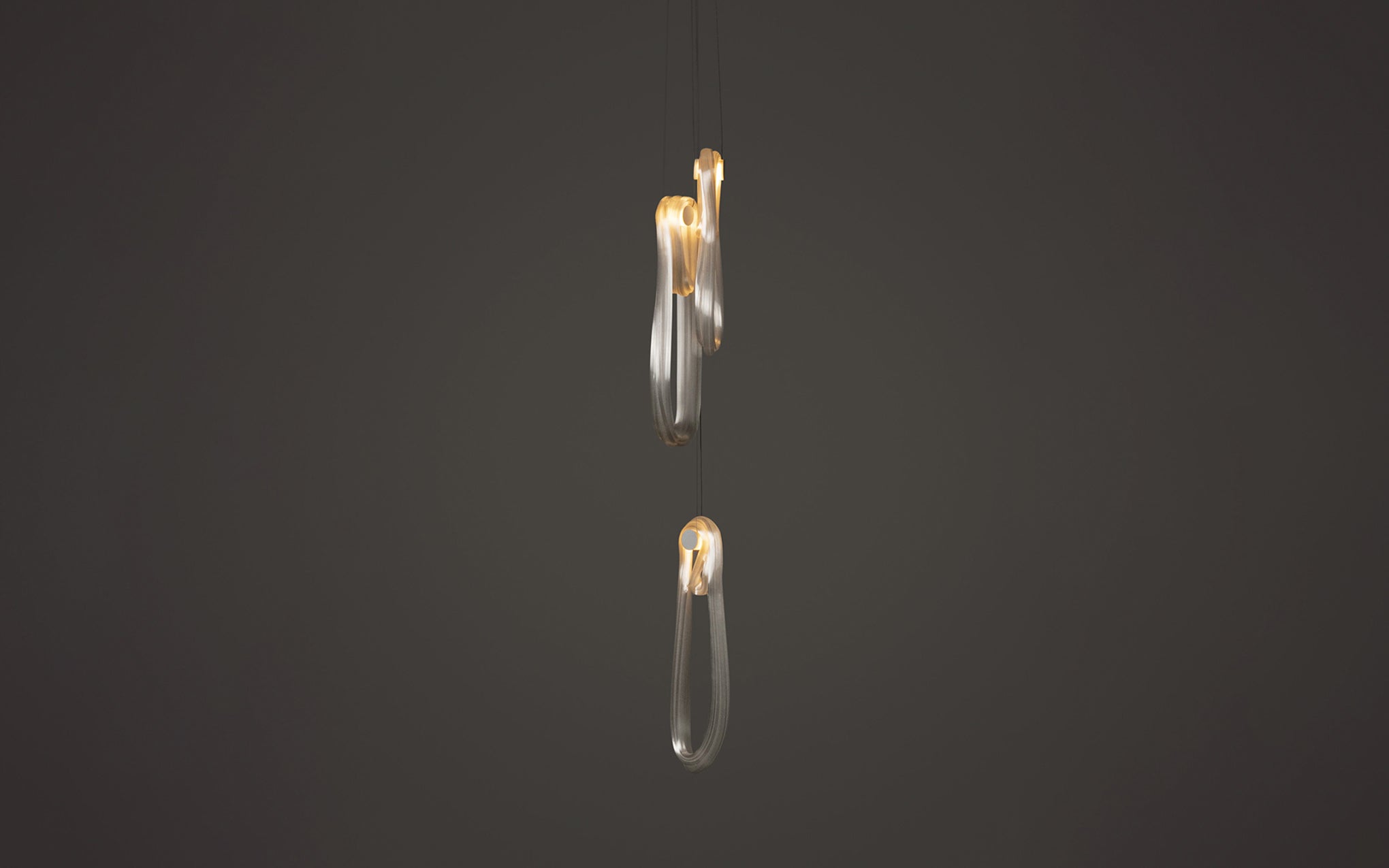 87 Cluster Column chandelier