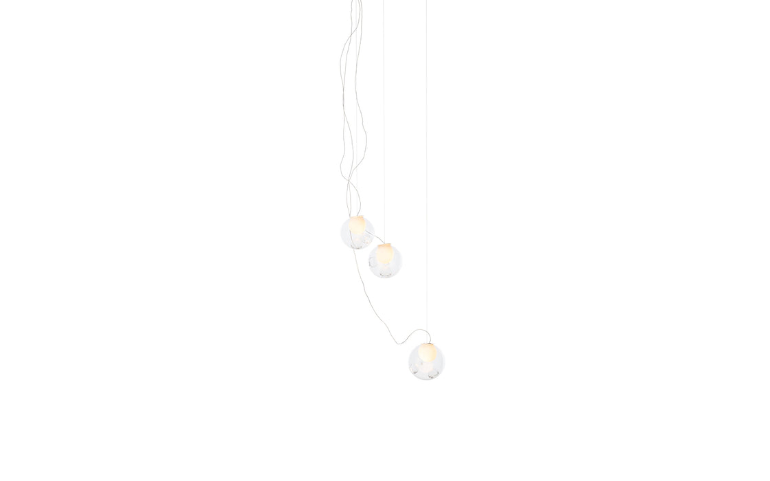 28 Random chandelier - sculptural cable