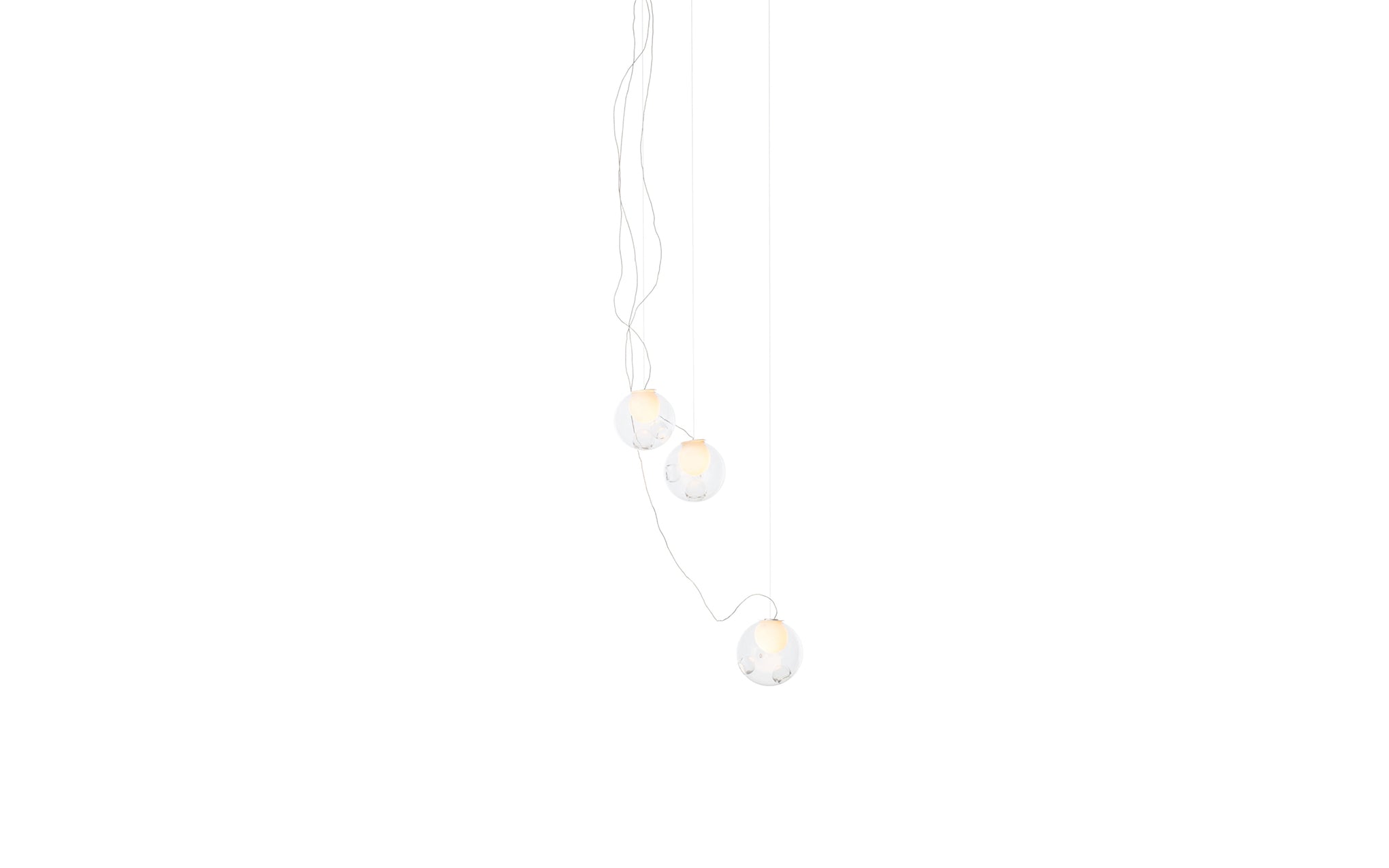 28 Random chandelier - sculptural cable