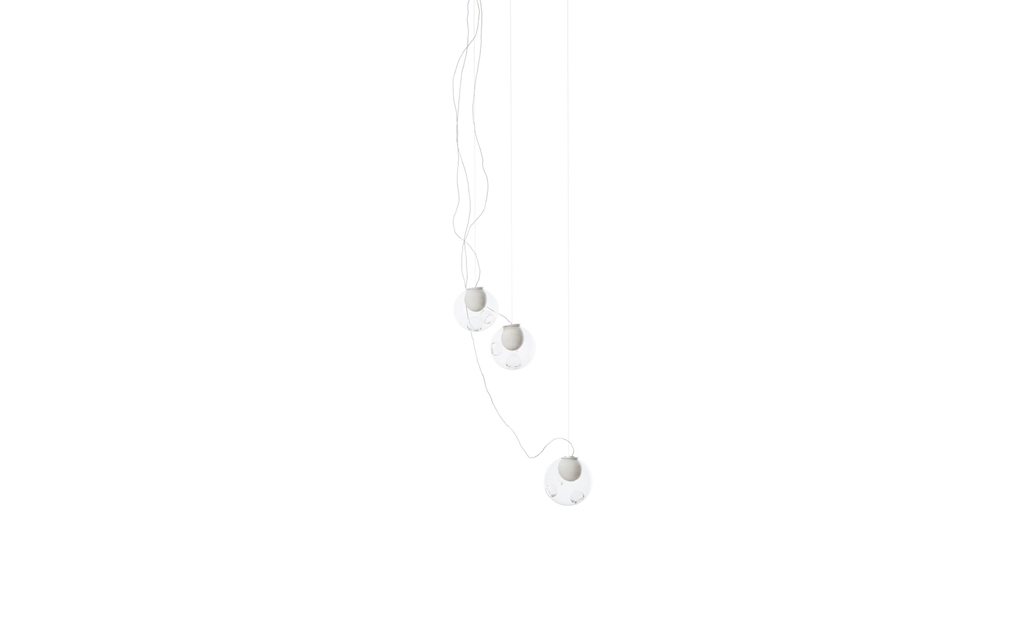 28 Random chandelier - sculptural cable