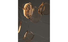 141 Random chandelier - sculptural cable