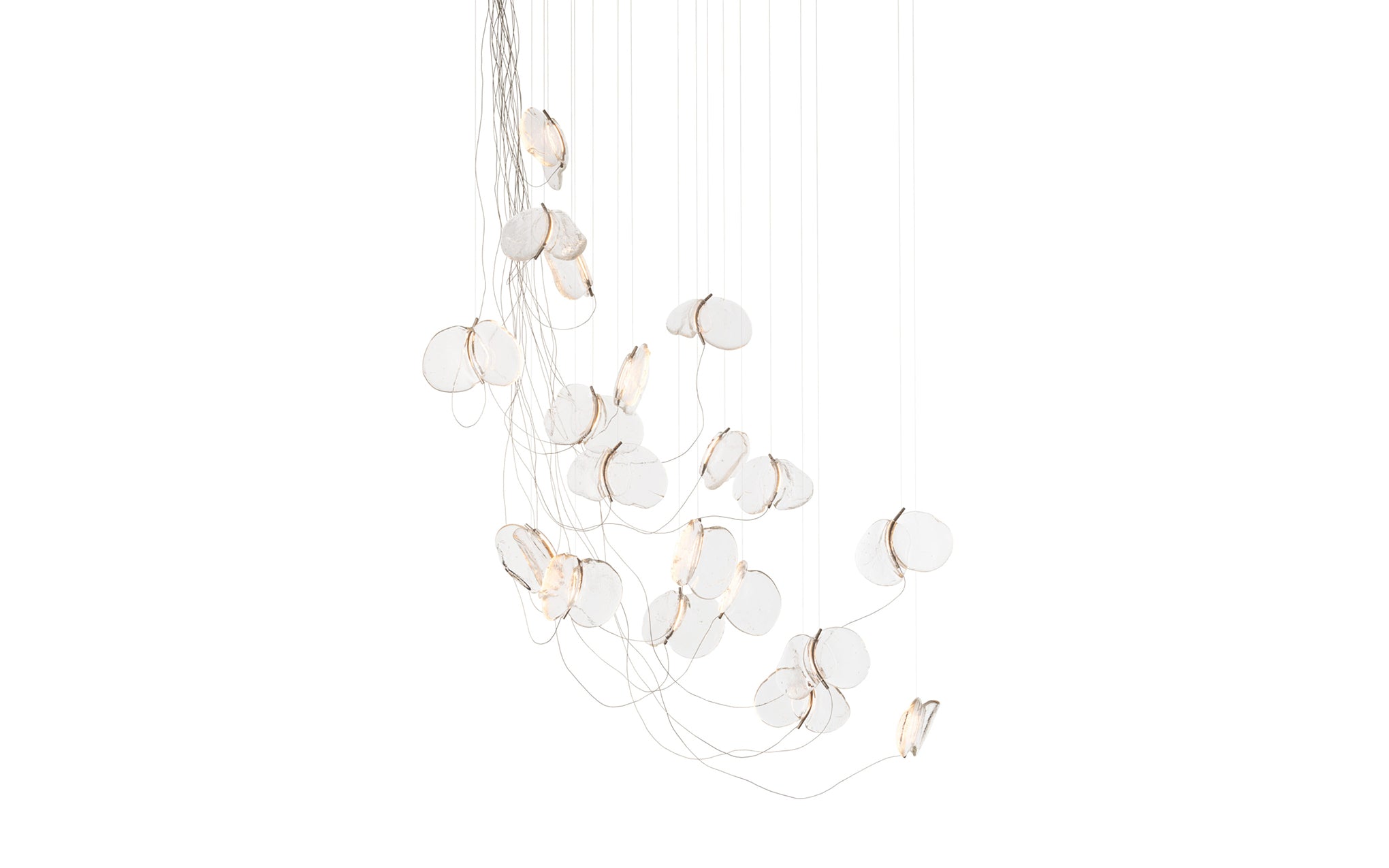 141 Random chandelier - sculptural cable