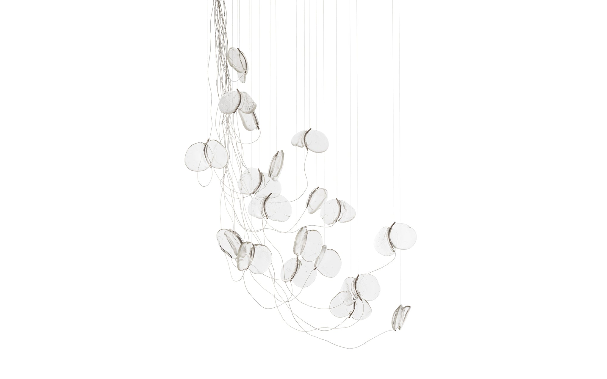 141 Random chandelier - sculptural cable