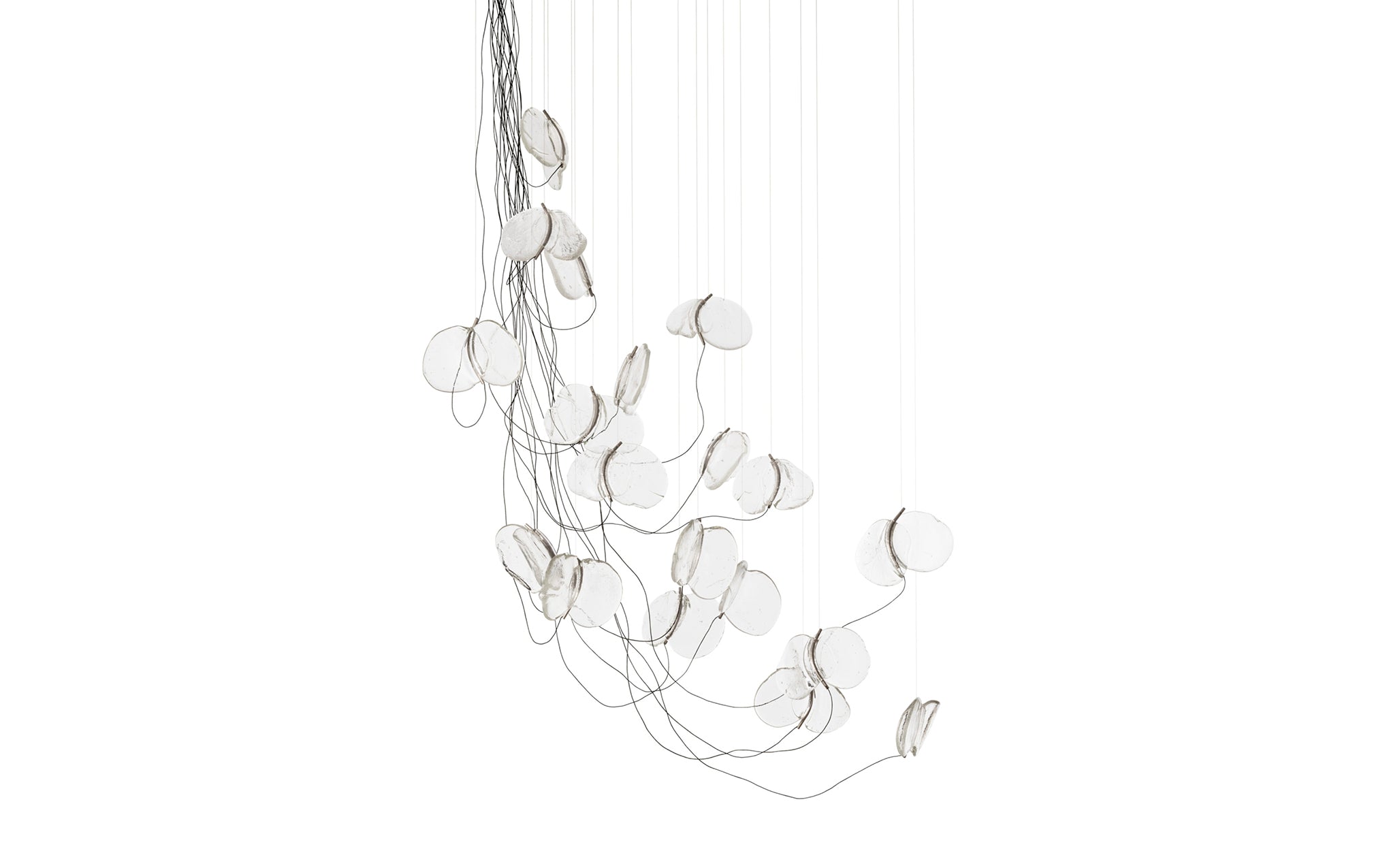 141 Random chandelier - sculptural cable