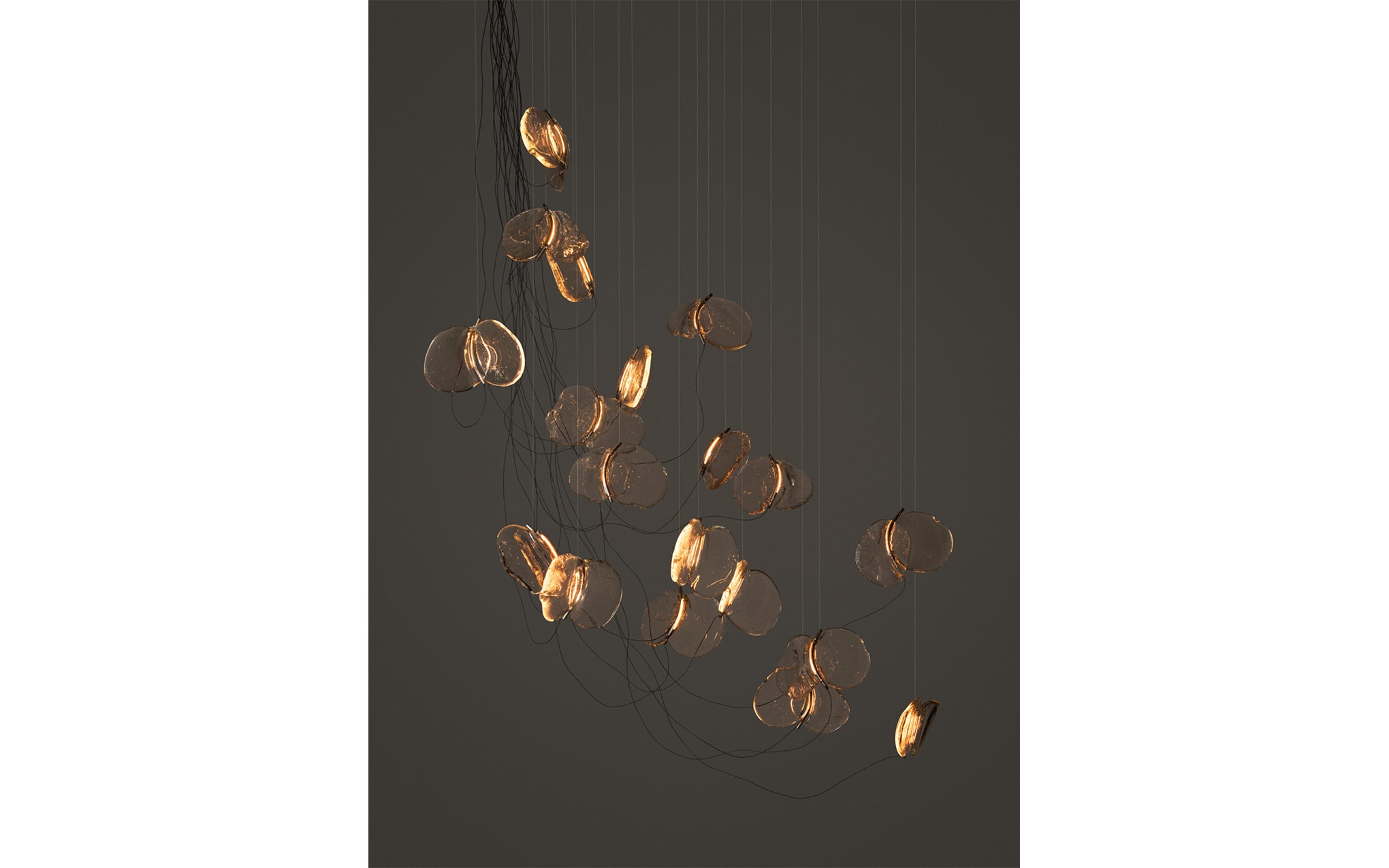 141 Random chandelier - sculptural cable