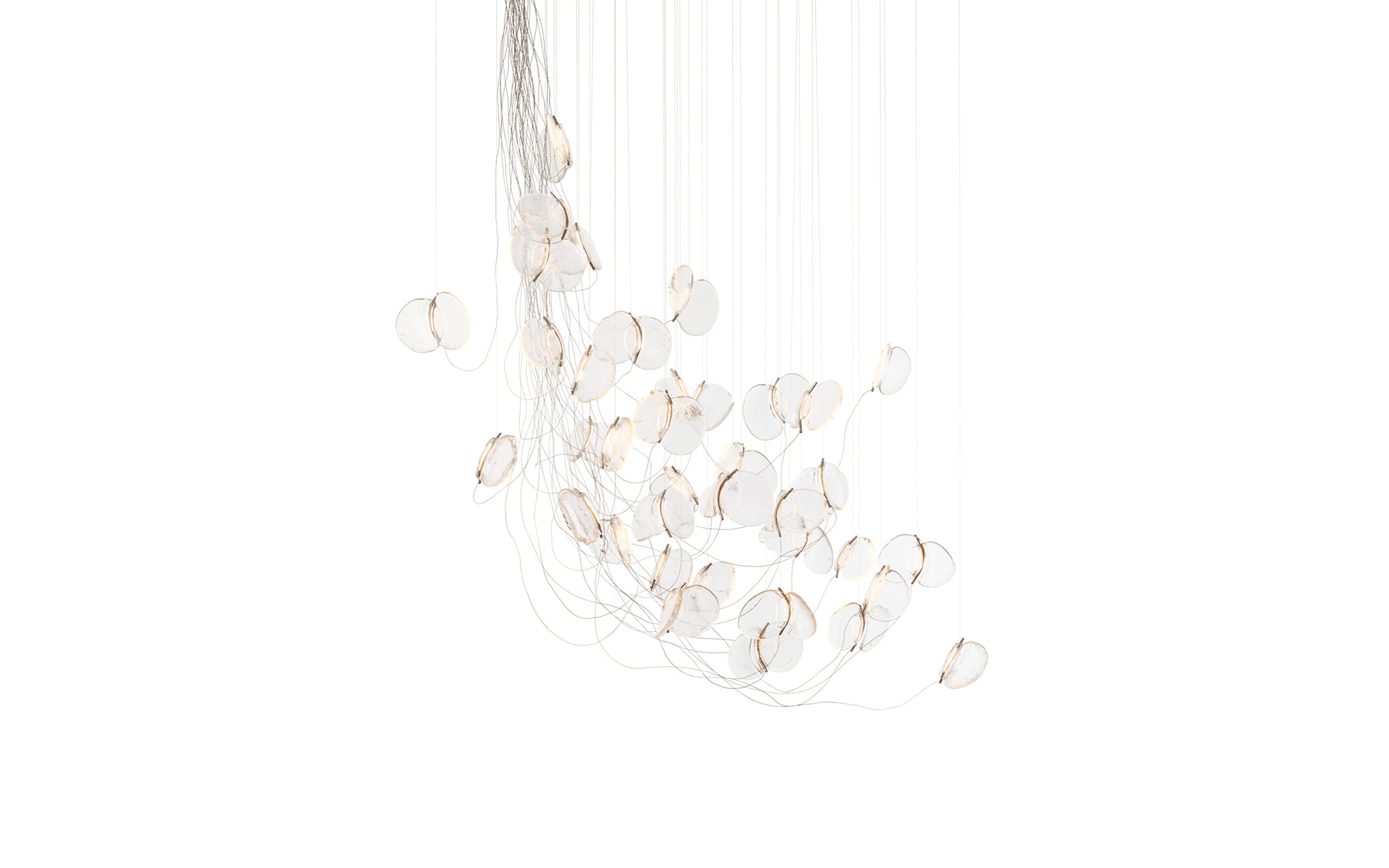 141 Random chandelier - sculptural cable