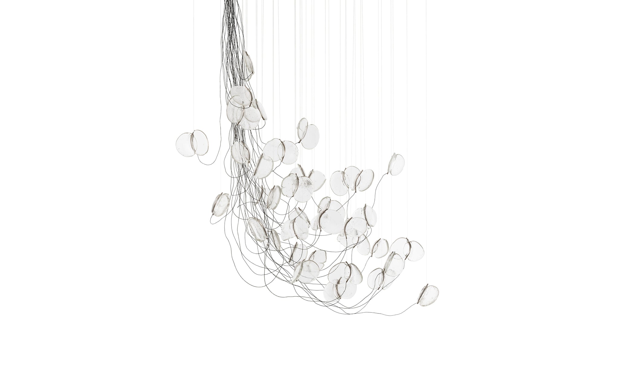 141 Random chandelier - sculptural cable