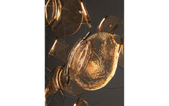 141 Random chandelier - sculptural cable