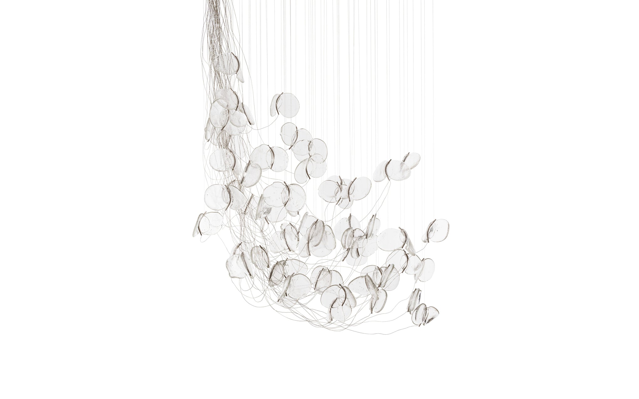 141 Random chandelier - sculptural cable