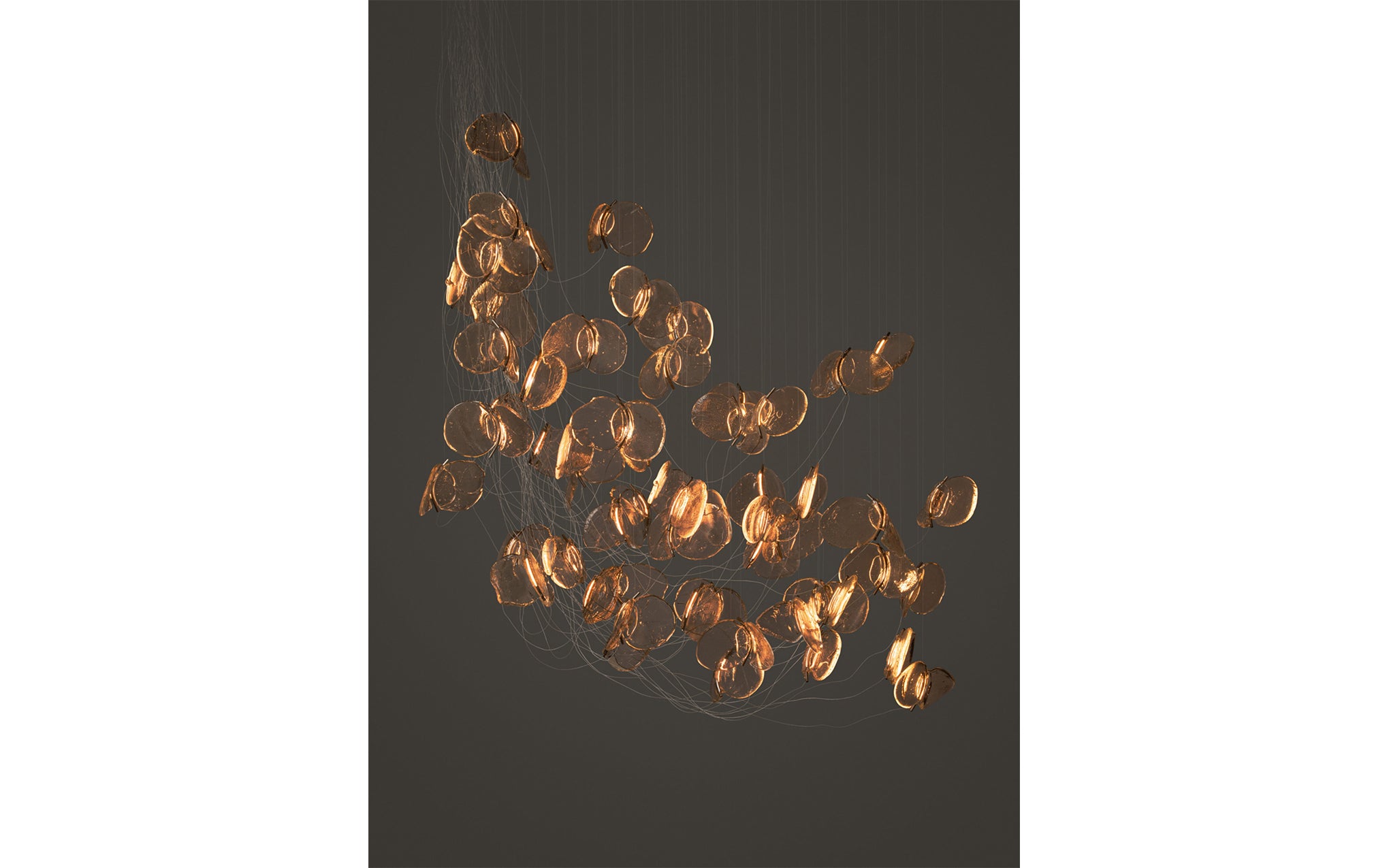 141 Random chandelier - sculptural cable