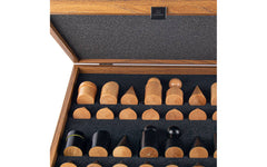 Bauhaus style chess set