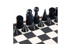 Bauhaus style chess set