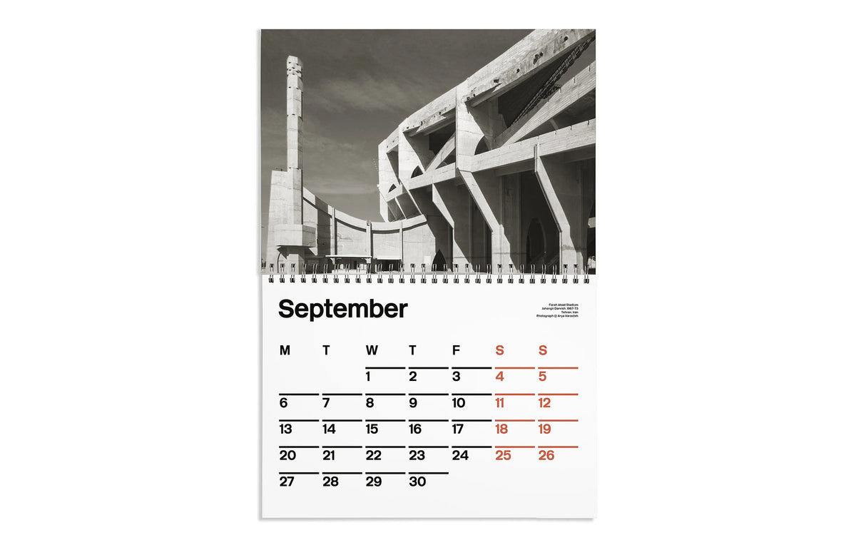 Brutalist Calendar 2027