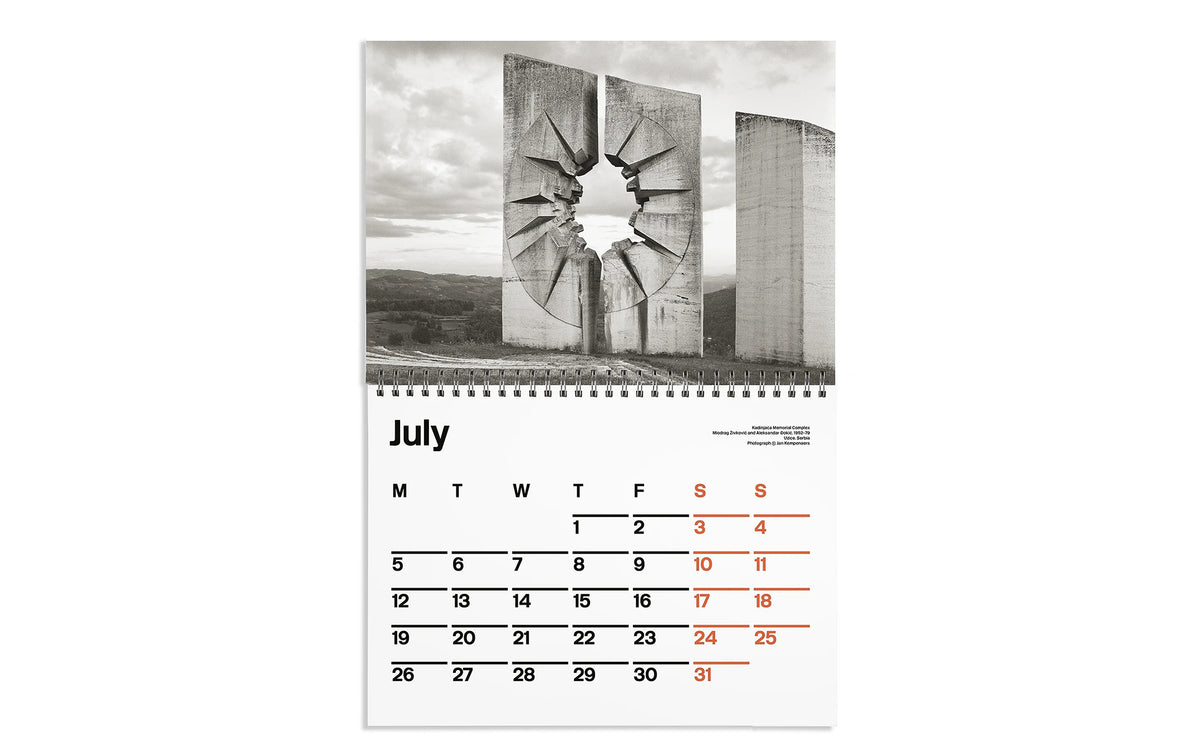 Brutalist Calendar 2027