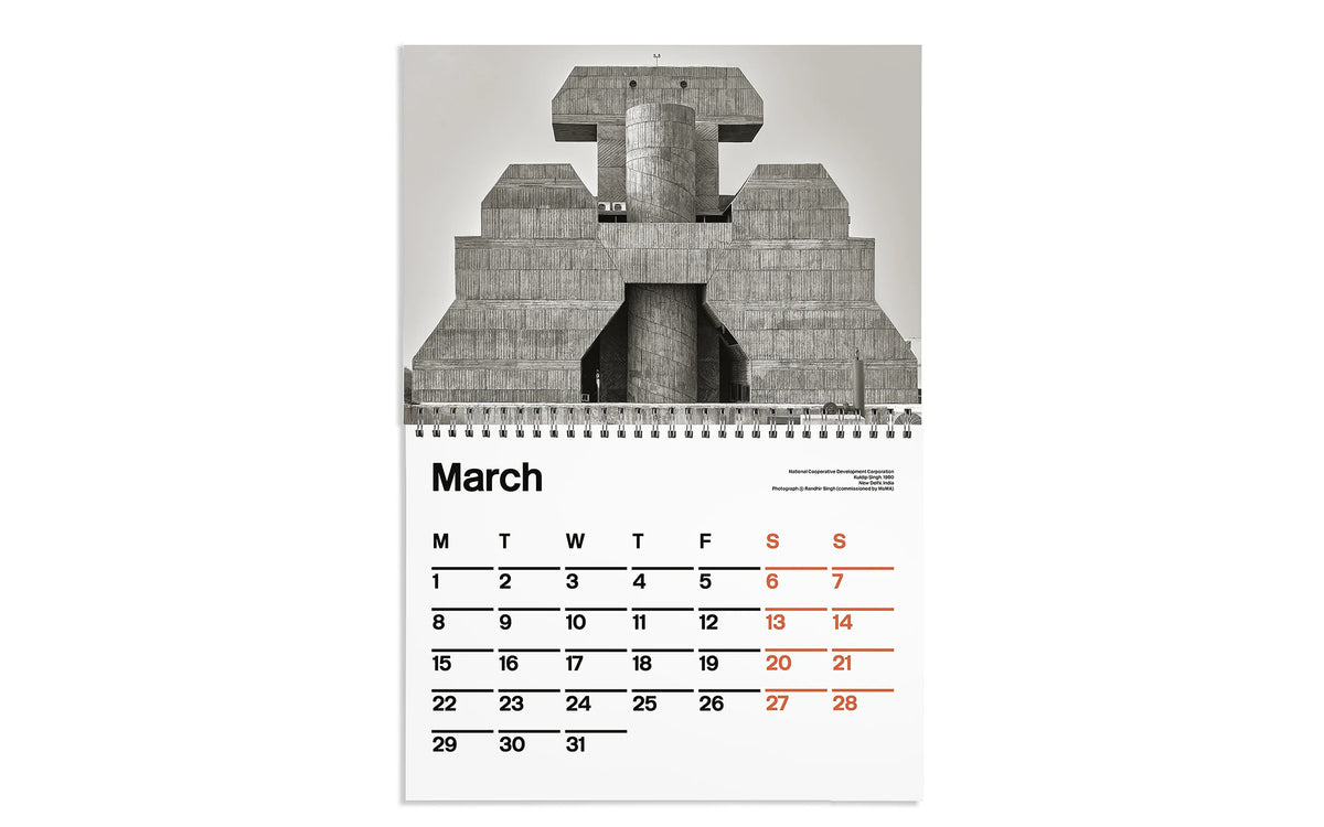 Brutalist Calendar 2027