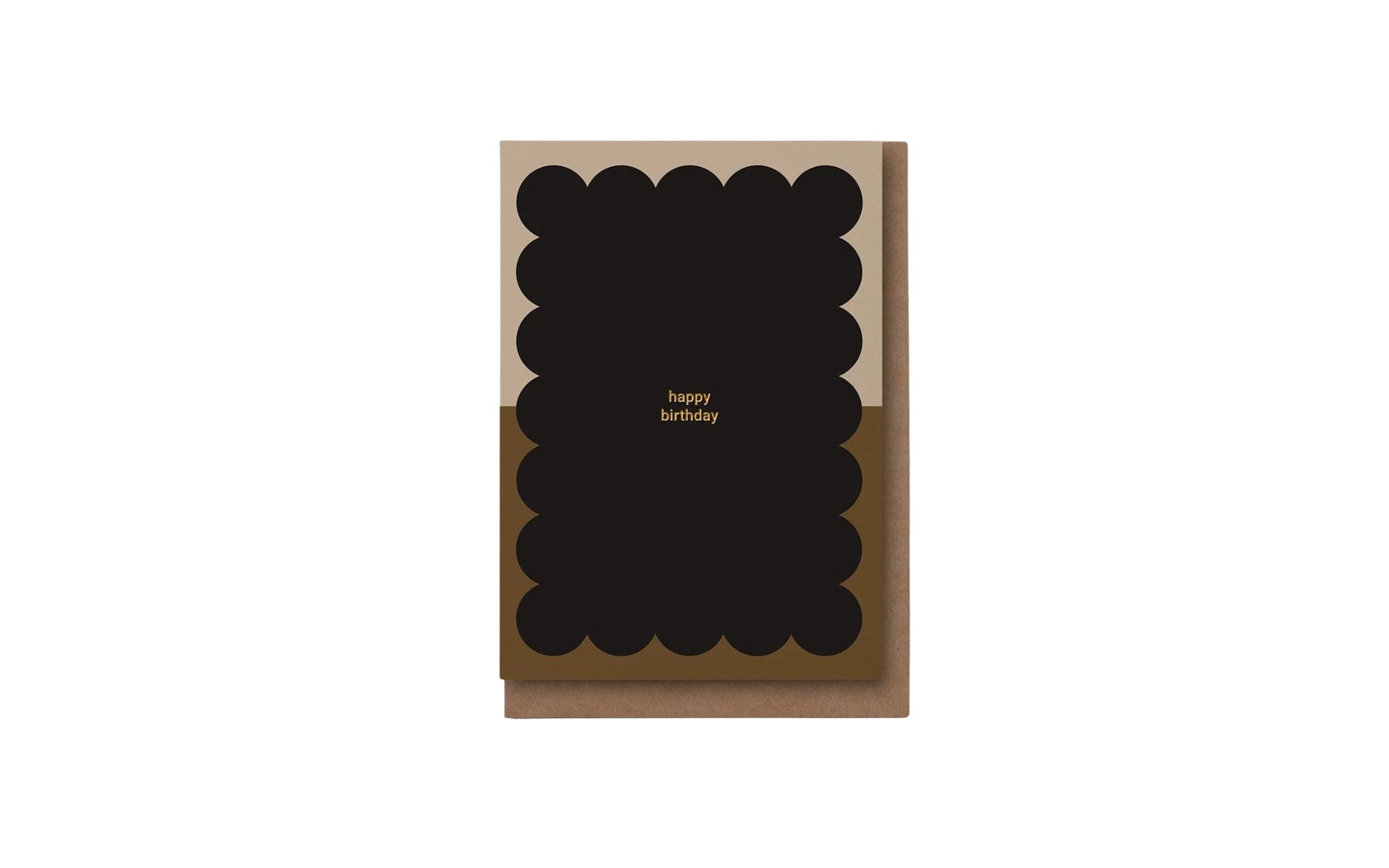 Happy Birthday card - scallop